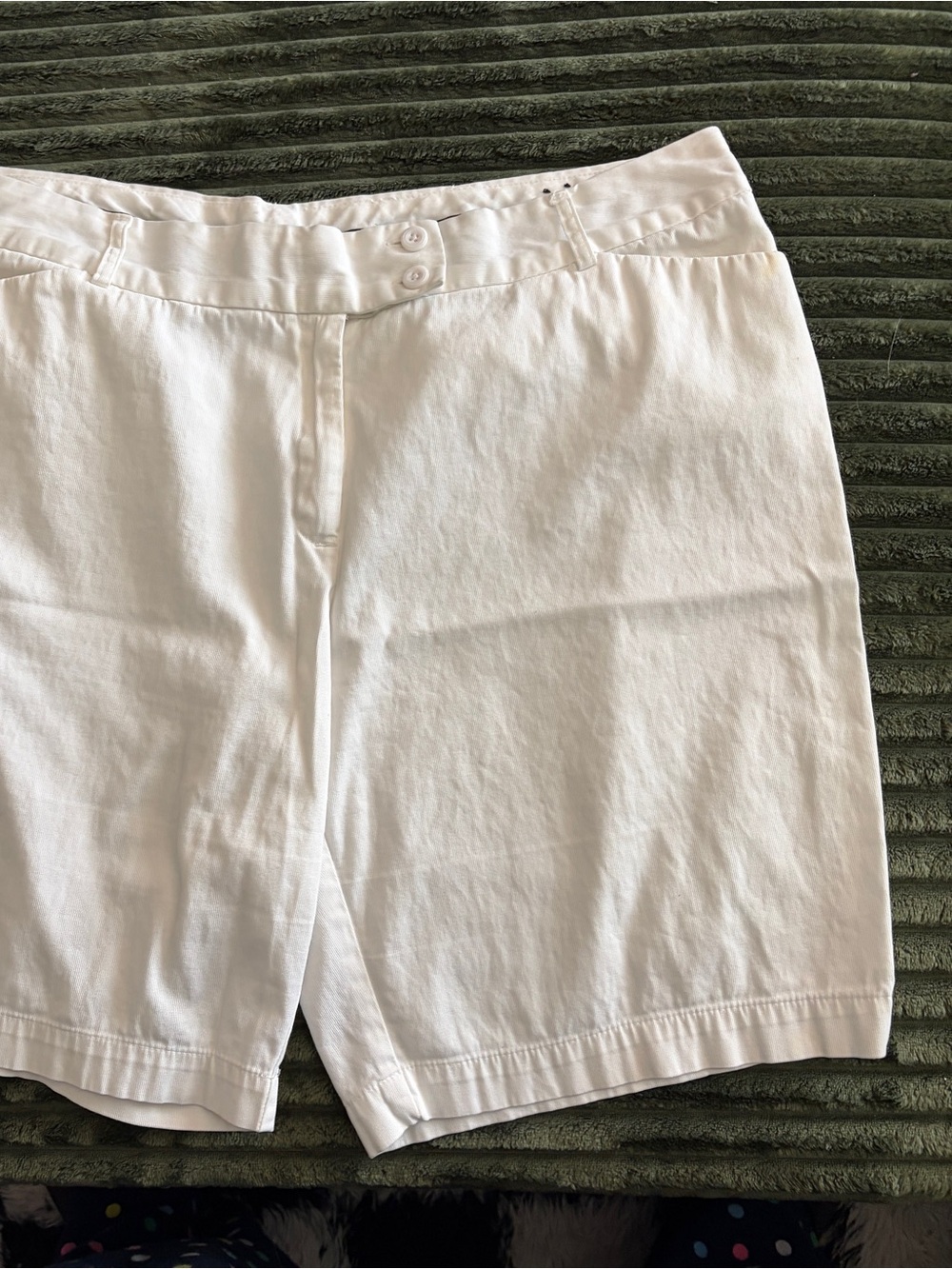 White Womens George London Fit shorts